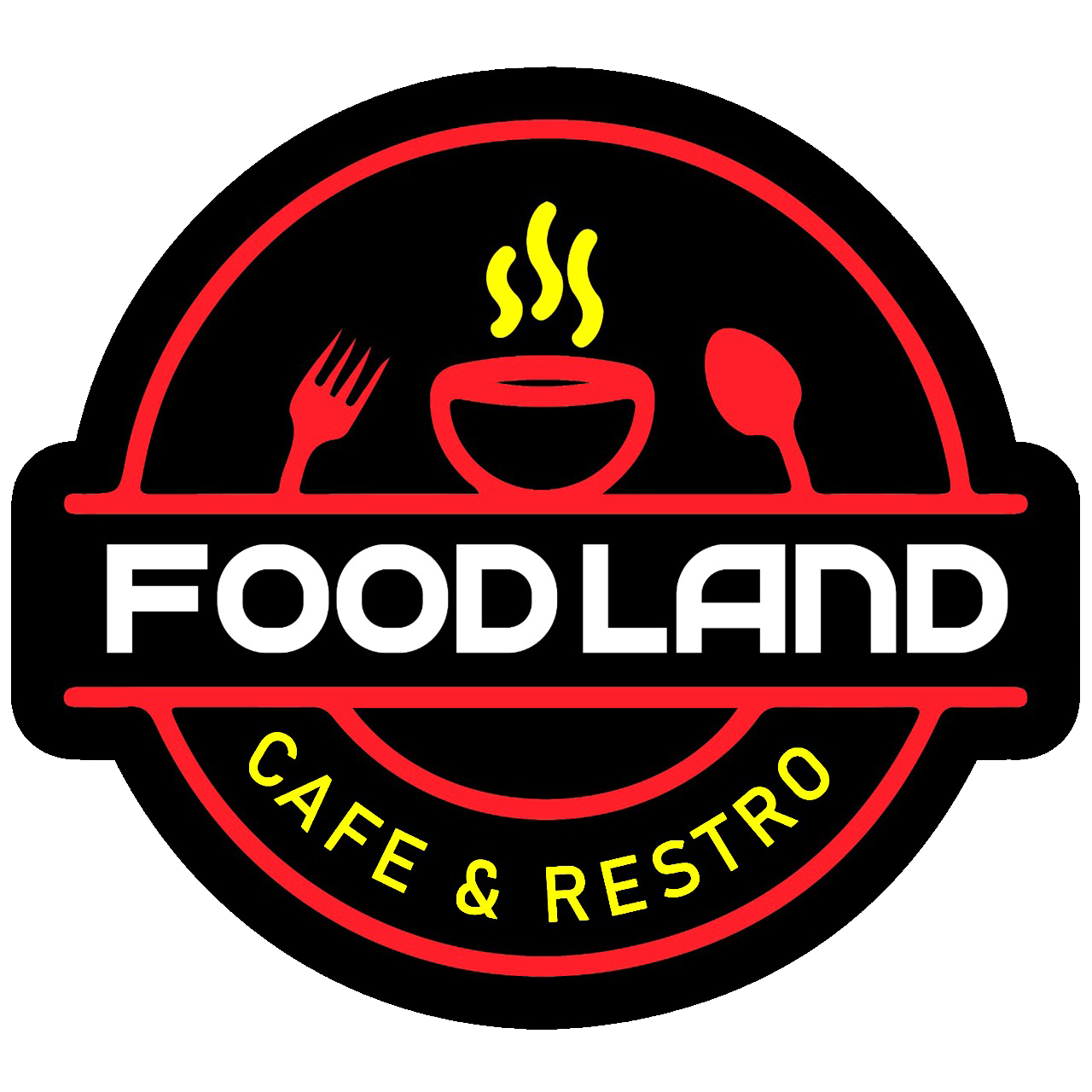 Foodland Cafe & Restro Logo